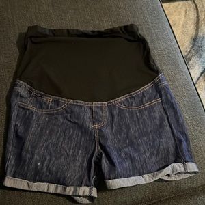 Maternity Jean Shorts